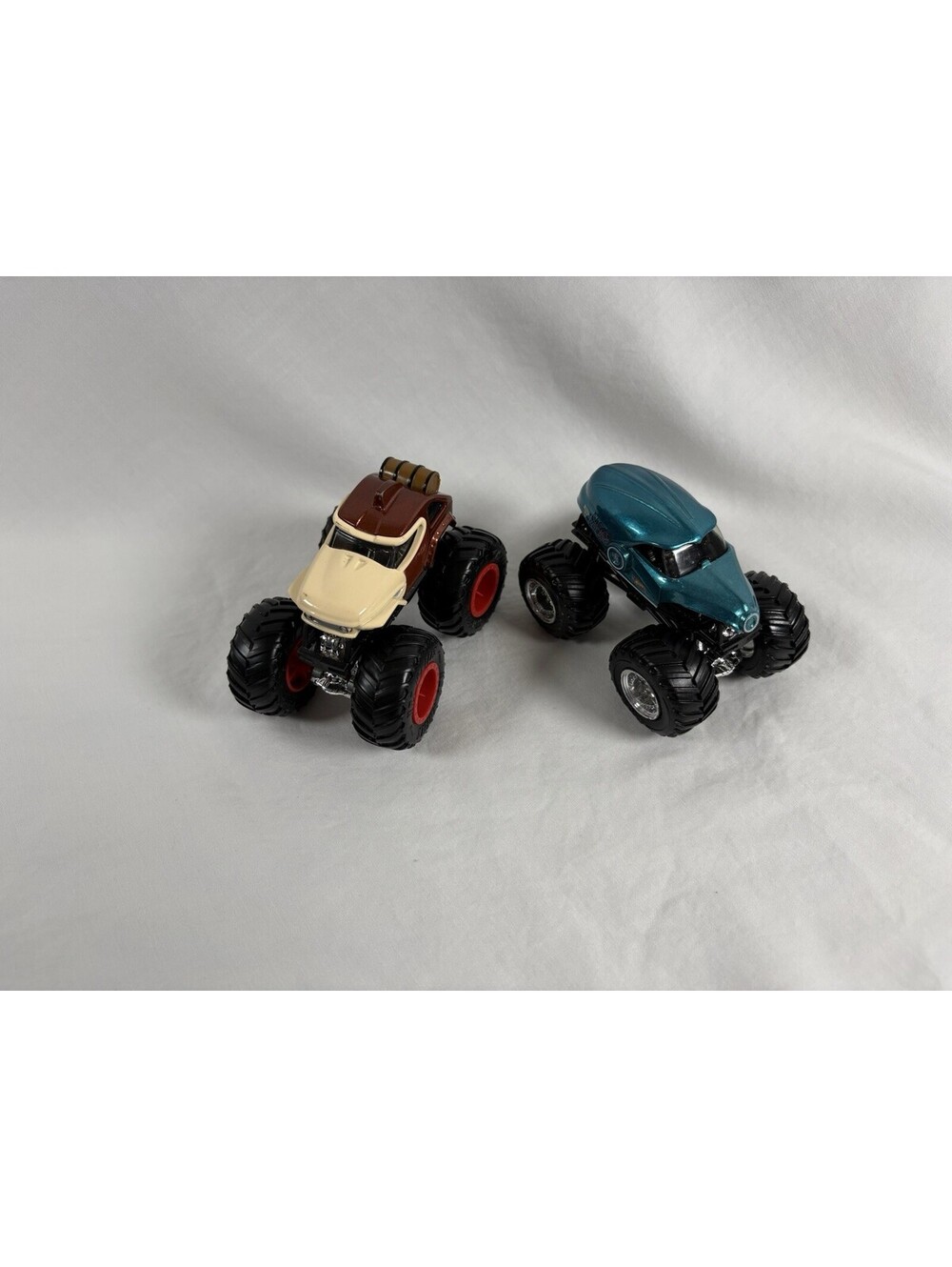 Hot Wheels Monster Trucks Neo Police and Donkey Kong Demolition